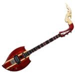 Isarn Acoustic Electric Phin 3 Strings, Thai Lao Guitar Musical Instrument, Traditional Thai Classical Musical Pin86