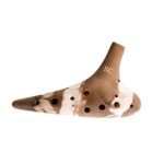 Bisque Ocarina 12 Holes Professional Adult Beginner Ceramic Ocarina Student Wind Instrument Ocarina Instrument (Color : CS)