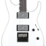 ESP LTD Deluxe MH-1000 EverTune Electric Guitar - Snow White