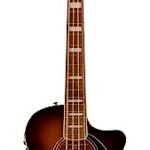Fender Acoustic Bass Guitar, 4-String, Kingman V2 with Fishman Bass Acoustic Guitar Pickup with Tuner, Equalizer and Phase Control