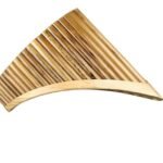 22 Pipes Pan Flute C Key Musical Instruments Woodwind Instrument Handmade Pan Pipes pan flute instrument (Color : Left hand)