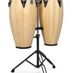 Latin Percussion LP City Wood Congas 10" & 11" Set - Natural Satin Finish