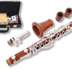 Yinfente Eb key Clarinet Rosewood Wooden Clarinet Silver Plated Keys Solid wood E blat Key 17 key Clarinet Case + Reeds + Pads Professional & Intermediate Clarinets (Eb key)