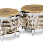 Latin Percussion LP Galaxy Giovanni Series Bongos - Natural/Chrome Natural 8.625-inch
