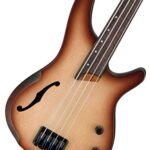 Ibanez SRH500FNNF SR Bass Workshop Fretless Bass Guitar (Natural Browned Burst F