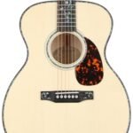 OM-10 Romanian Flamed Maple Acoustic Guitar - Natural, Sweetwater Exclusive