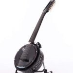 Turkish Professional Cumbus Jumbush Oud Black Ornamented String Music Instrument