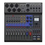 Zoom LiveTrak L-8 Podcast Recorder, Battery Powered, Digital Mixer and Recorder, Music Mixer, Phone Input, Sound Pads, 4 Headphone Outputs, 12-In/4-Out Audio Interface, Built In EQ and Effects